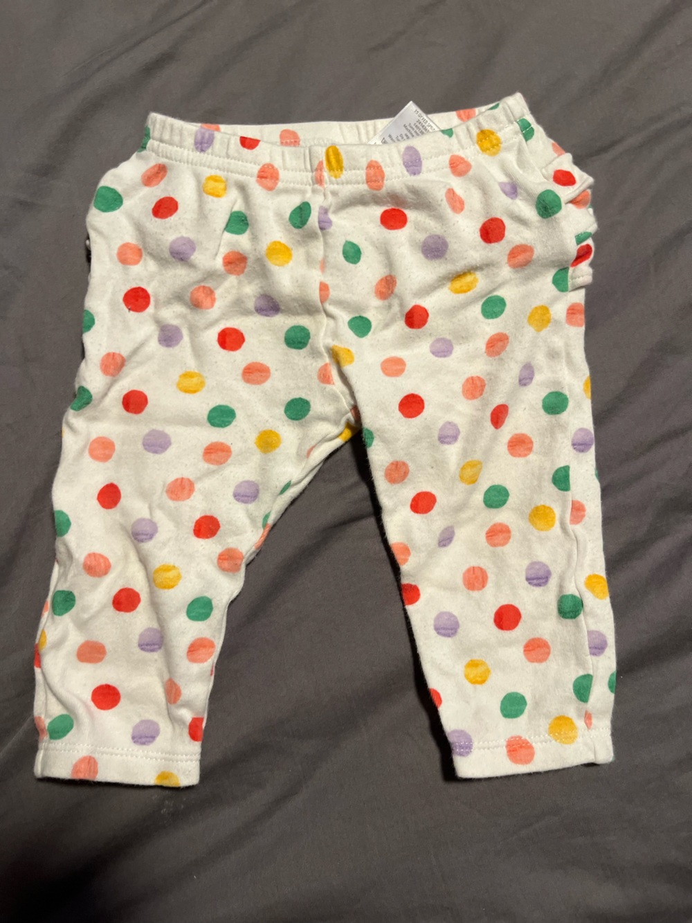 Gymboree Leggings with Multicolor Polka Dots - Eric Carle Hungry Catepillar